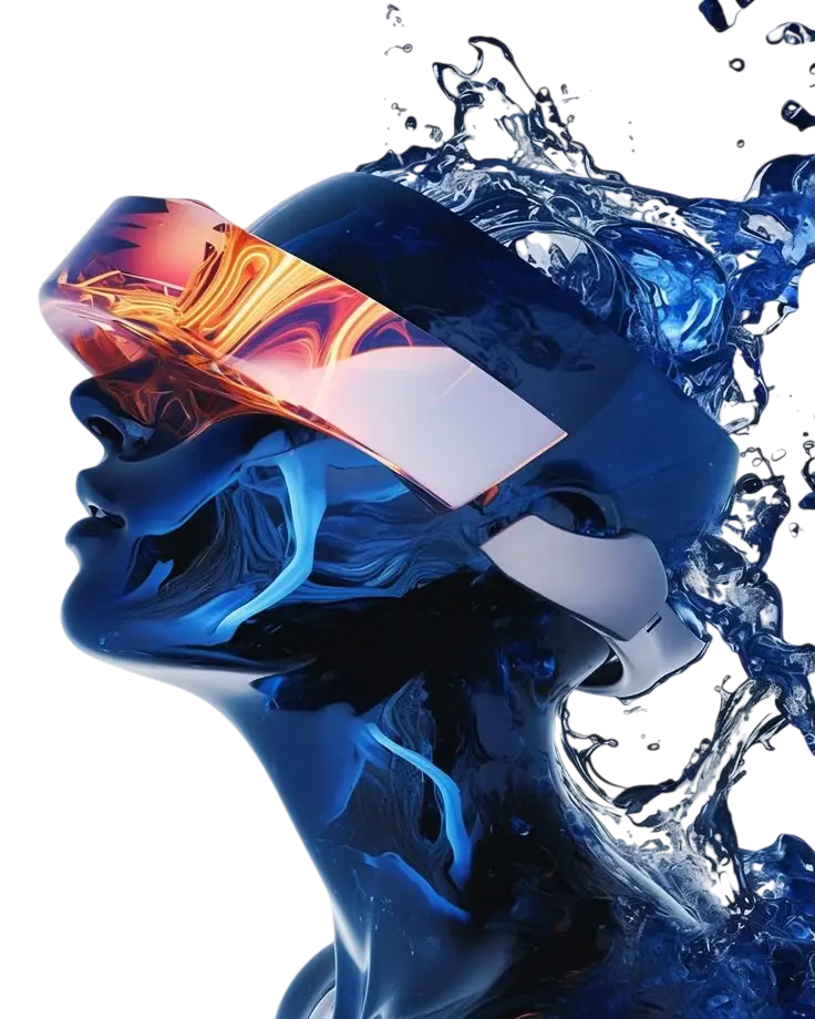 Rostro-de-mujer-que-combina-la-tecnología-y-el-arte-del-diseño